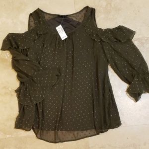 Roz & Ali Cold Shoulder Top